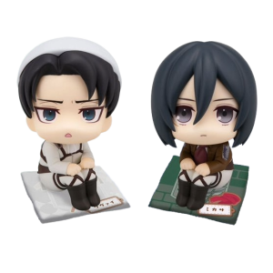 Look Up: Attack on Titan - Levi & Mikasa Ackerman (Limited + Bonus) [MegaHouse]
