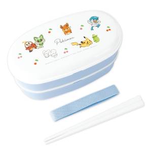 Pokémon: Oval 2-Tier Lunch Box with Chopsticks - Cherry Flyer [The Pokémon Company]