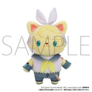 Hatsune Miku: Keychain Plush - Kagamine Rin (Cat w/ Eye Mask Ver.) [Movic]