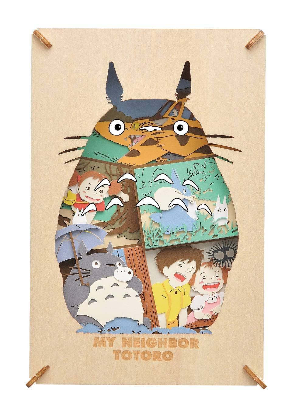 Studio Ghibli: Paper Theater Wood Style - My Neighbour Totoro [Ensky]