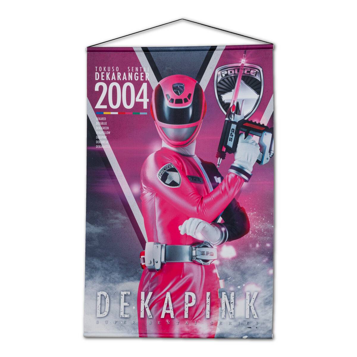 Tokusou Sentai Dekaranger (Power Rangers SPD): B2 Suede Tapestry Dekapink [Bandai]