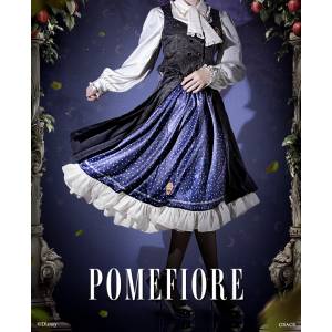 Twisted Wonderland: Iconique Layered Skirt (L) - Pomefiore Dormitory (Limited Edition) [MAYLA]