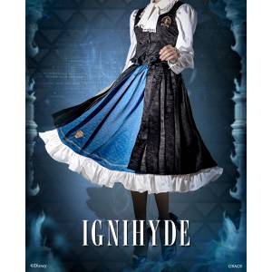 Twisted Wonderland: Iconique Layered Skirt (L) - Ignihyde Dormitory (Limited Edition) [MAYLA]