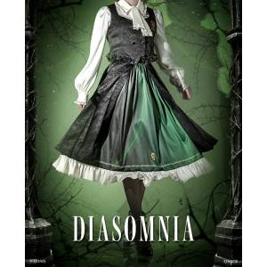Twisted Wonderland: Iconique Layered Skirt (L) - Diasomnia Dormitory (Limited Edition) [MAYLA]