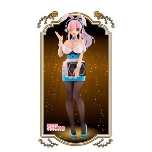 BiCute Bunnies: Super Sonico (Light Blue Waitress Ver.) (2nd Hand Prize Figure) [FuRyu]