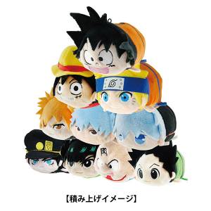 Weekly Shonen Jump 50th Anniversary Jump All Stars - PoteKoro Mascot 10 Pack BOX [Plush Toys]