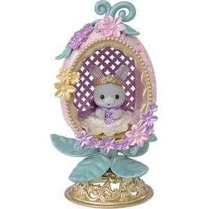 Sylvanian Families Dolls: SE-217 Cotton Rabbit Floral Egg [Epoch]