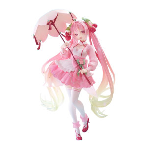 AMP+ Figure: Hatsune Miku - Sakura Miku (Sakura Dress Ver.) (2nd Hand) [Taito]