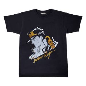 JoJo's Bizarre Adventure Stardust Crusaders: T-Shirt (M) - Jotaro Kujo (Black Ver.) (Limited Edition) [Bandai]