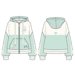 Hatsune Miku: Miku Hug Hoodie - Flower Ver. [Good Smile Company]