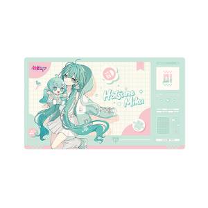 Hatsune Miku: Miku Hug Rubber Desk Mat - Flower Ver. [Good Smile Company]