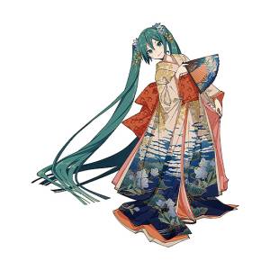 Hatsune Miku x Hokusai: Plush Toy - 36 Views of Mount Fuji (Mountain Ver.) [Good Smile Company]