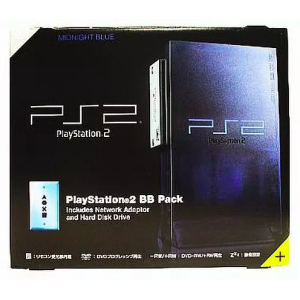 PlayStation 2 BB Pack - Midnight Blue (SCPH-50000MB/NH) [used good condition]