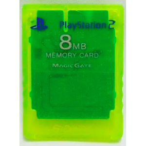 Memory Card 8MB - Emerald [PS2 - Used / Loose]