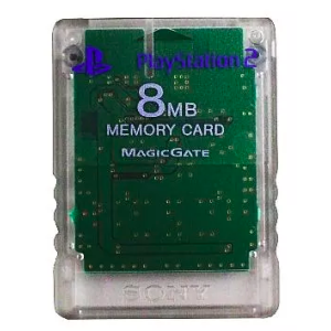 Memory Card 8MB - Crystal [PS2 - Occasion / Loose]