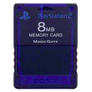 Memory Card 8MB - Midnight Blue [PS2 - Used / Loose]