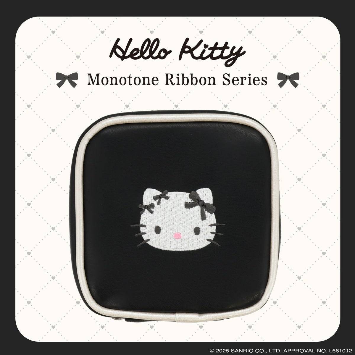 Sanrio: Hello Kitty Monotone Ribbon - Square Pouch (Black) KT38659 ...