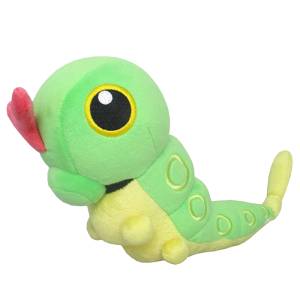 Pokémon ALL STAR COLLECTION: Plush Toy (S) - Caterpie (PP136) [SAN-EI]
