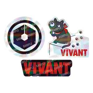 Shokugan: VIVANT Sticker & Gummy (12 Packs Box) [Bandai]