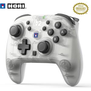 Nintendo Switch 2: Horipad TURBO Clear Controller (Frost White Ver.) [Hori]
