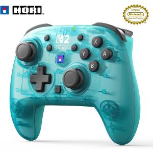 Nintendo Switch 2: Horipad TURBO Clear Controller (Aqua Cyan Ver.) [Hori]