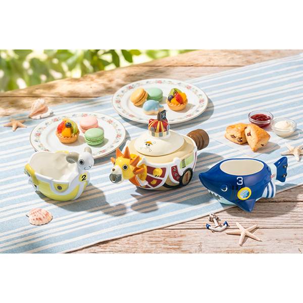 H*y様 Katie BAD TEA circular one-piece Bl One Piece: Thousand Sunny Tea Set (Limited Edition) [Toei] - Nin