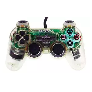 Dual Shock Controller Crystal [PS1 - occasion / loose]