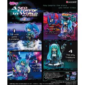 Hatsune Miku: Fantasy Miniature - A Neo Story of My World (4 Pack Box) [Re-Ment]