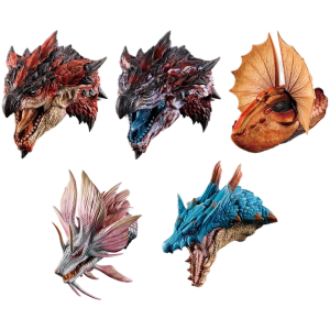 Ichiban Kuji (C Prize): Monster Hunter - Monster Heads Magnet Collection [2nd Hand]
