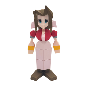 Final Fantasy VII: Aeris Gainsborough - Polygon Soft Vinyl Figure [Square Enix]