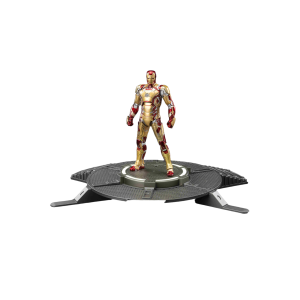 Iron Man 3: Iron Man Mk.42 & Light-Up Stand - 7-inch MARVEL Action Figure [ZD Toys]