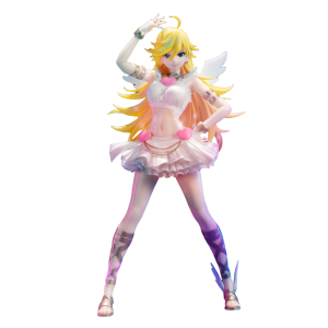 New PANTY & STOCKING with GARTERBELT: Panty - BRILLIANT Figure