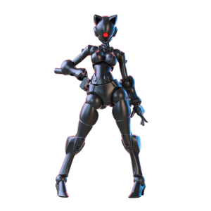 3 Min Project: XENODASH Black - Plastic Model (Set of 2) [SHEIK MAINLAND]