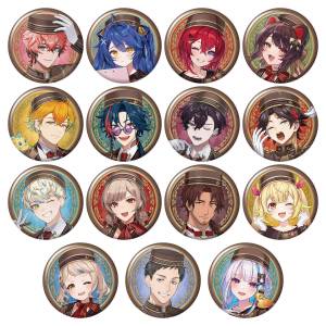 Shokugan: Nijisanji Badges & Biscuits Vol. 4 (12 Packs Box) [Bandai]