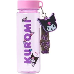 Sanrio Characters: Kuromi Clear Bottle w/ Strap (520ml) [Sanrio]