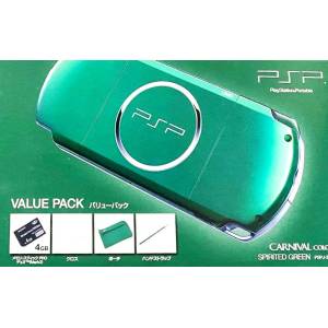 PSP 3000 Spirited Green Value Pack (PSPJ-30004) [Occasion BE]
