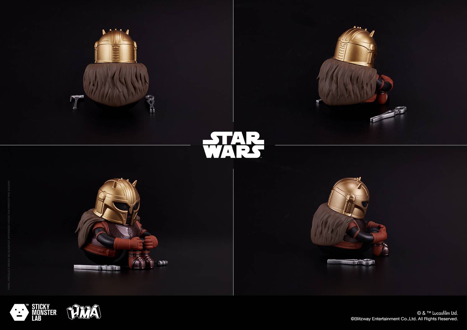 Star Wars The Mandalorian: SML Mini Figure Blind Box Collection 