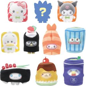 Petit Tomo Sanrio Characters: Everyone Loves Sushi! (Random) [Bandai]