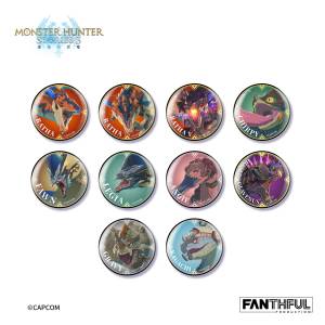 Monster Hunter Stories 3 Twisted Reflection: Monsties Badge Collection (10 Pack Box) [Fanthful]