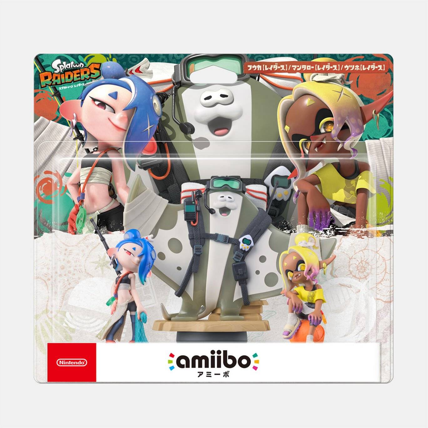 Amiibo: Splatoon Raiders - Shiver, Frye & Big Man [Nintendo] - Nin