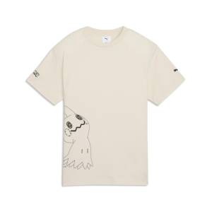 Pokémon x PUMA: Mimikyu Relaxed Graphi T-Shirt - Alpine Snow (Kids - 140cm) [The Pokémon Company]