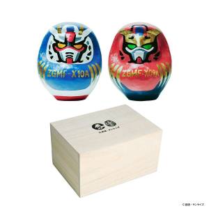 Mobile Suit Gundam SEED: Freedom & Justice Gundam Daruma Doll - Shirakawa Daruma STRICT-G (8.5 cm) (Limited Edition) [Bandai]