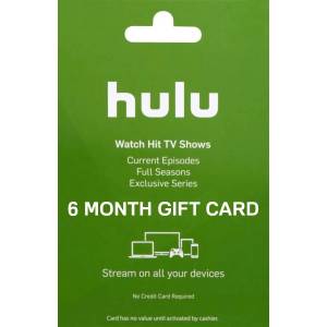 Hulu Japan: 6-Month Subscription Gift Card [Hulu]