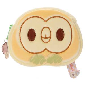 Pokémon Poképeace: Rowlet - Pancake-Style Plush Pouch [The Pokémon Company]