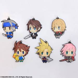Final Fantasy - Trading Rubber Strap 6 Pack BOX [Square Enix]