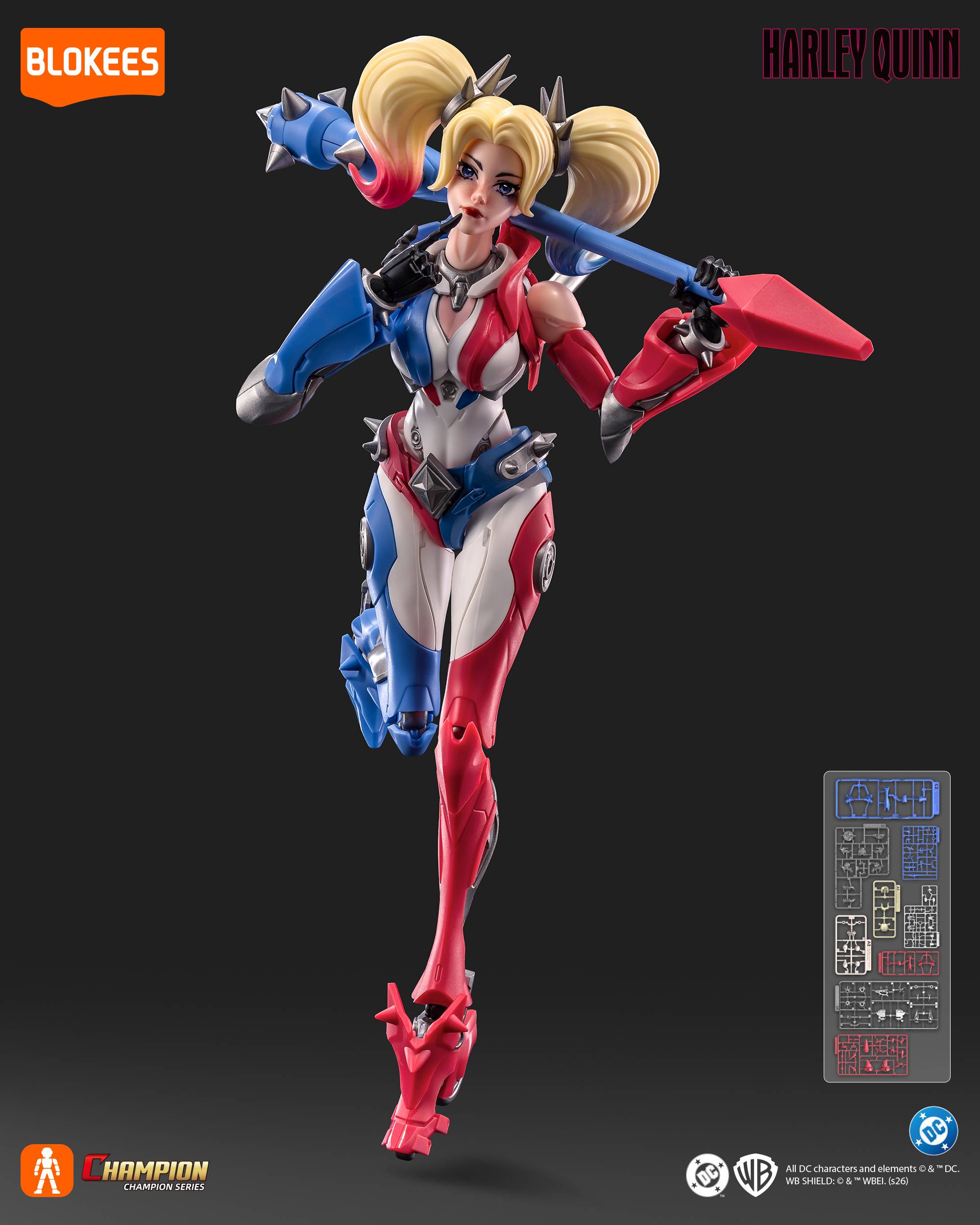 DC Comics: Harley Queen - Champion Class (CC04) [Blokees]