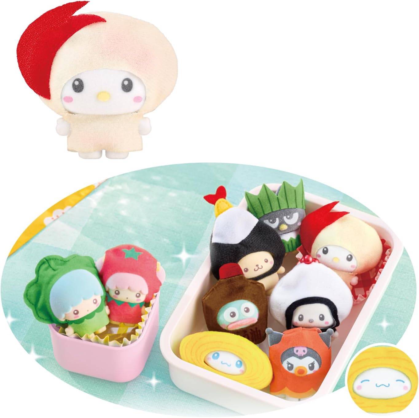 Petit Tomo Sanrio Characters: Lunchbox for Everyone (Random) [Bandai]
