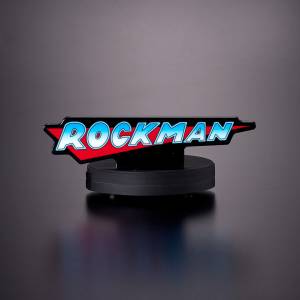 Mega Man: Rockman 1 Logo Display - Musical Acrylic Stand (Limited Edition) [Bandai]