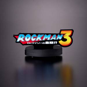 Mega Man: Rockman 3 Logo Display - Musical Acrylic Stand (Limited Edition) [Bandai]