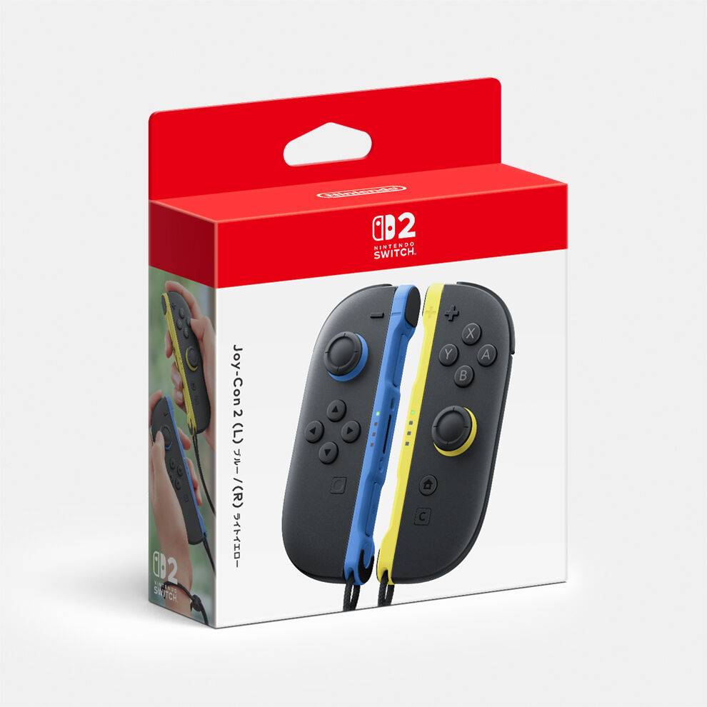 Nintendo Switch 本体 グレー（箱あり）＋Joy-Con黄色2本 Nintendo Switch 2: Joy-Con 2 - (L) Blue / (R) Light Yellow